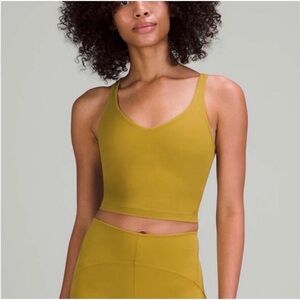 Lululemon align tank top auric gold